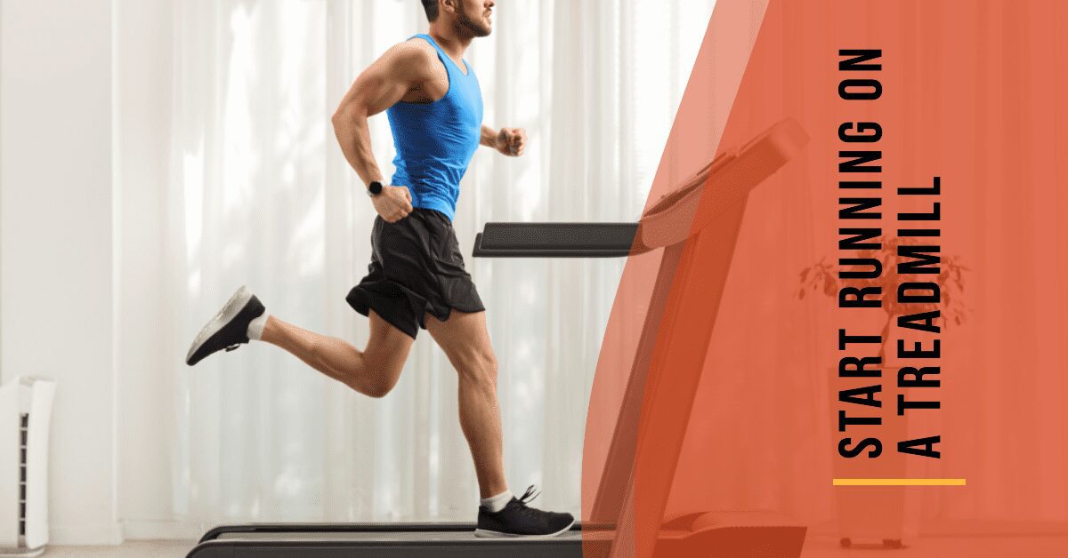 How to start running on a treadmill for beginners: Walk first, hold rails, start slow, focus form, gradually